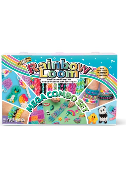 Rainbow Loom Mega Combo Set 7456 Pcs R0088