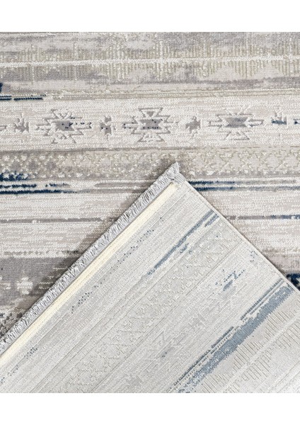 Pippa Modern Gri Akrilik Kare Modern Desenli Akrilik Hav Vermeyen Leke Tutmayan Kolay Temizlenen Yumuşak Makine Salon Yolluk Mutfak Halı modelleri