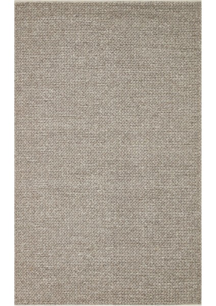 Zwettl Modern Kahverengi Yün Dikdörtgen Modern Desenli Akrilik Hav Vermeyen Leke Tutmayan Kolay Temizlenen Yumuşak Makine Salon Yolluk Jüt Halı