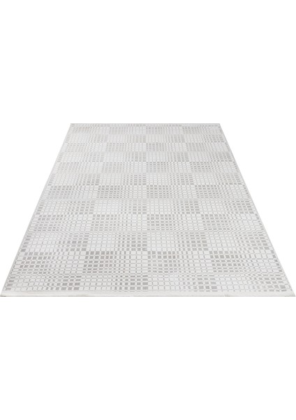 Merve Geometrik Krem Mikrofiber Dikdörtgen Modern Desenli Akrilik Hav Vermeyen Leke Tutmayan Kolay Temizlenen Yumuşak Makine Salon Yolluk Mutfak Halı fiyatları