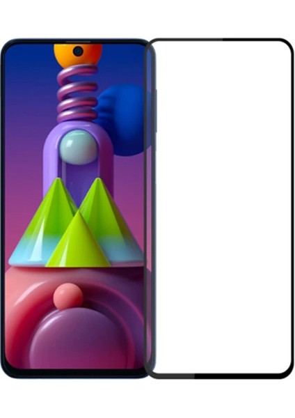 Ally Sm Galaxy M51 Full Glue Tempered Full Cam Ekran KORUYUCU-(1903) - BRNTEK3665-3597