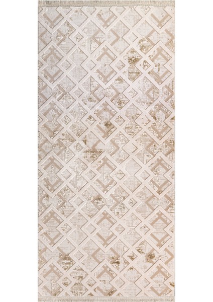 Daylesford Modern Bej Pamuk Dikdörtgen Modern Desenli Akrilik Hav Vermeyen Leke Tutmayan Kolay Temizlenen Yumuşak Makine Salon Yolluk Mutfak Halı