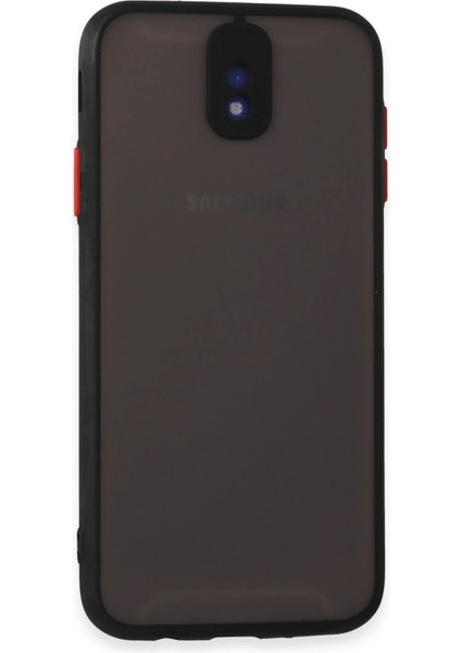 Samsung Galaxy J7 Pro / J730 Kılıf Montreal Silikon Kapak - Siyah - BRNTEK6239-8762