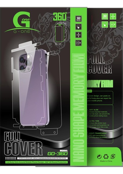 iPhone 16 Pro Max 360 Full Body Arka Koruyucu - BRNTEK4211-5149