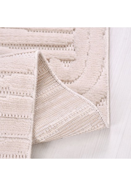 Krem Modern Etnik Desenli Sisal Hav Vermeyen Leke Tutmayan Kolay Temizlenen Yumuşak Makine Salon Yolluk Mutfak Halı fiyatları