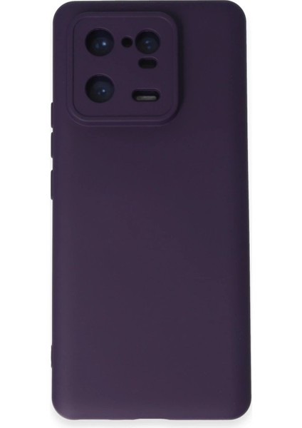 Xiaomi Mi 13 Pro Kılıf Nano Içi Kadife Silikon - Mor - BRNTEK8767-8457