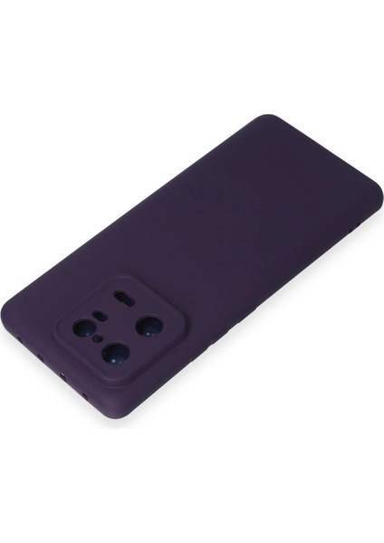 Xiaomi Mi 13 Pro Kılıf Nano Içi Kadife Silikon - Mor - BRNTEK8767-8457 modelleri