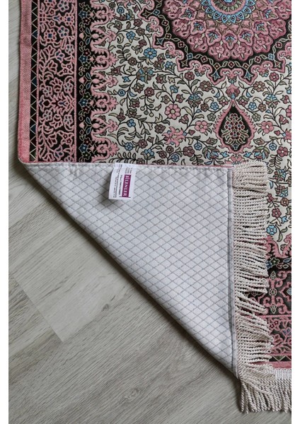 Osmanlı Desen Astarlı Lüks Seccade S1018 Krem indirimleri