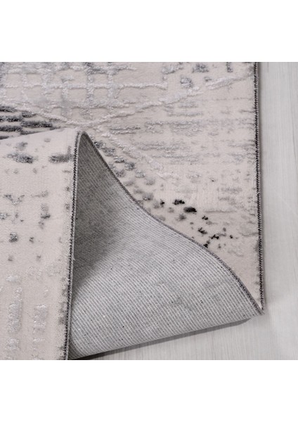 Gri Geometrik Etnik Modern Desenli Akrilik Hav Vermeyen Leke Tutmayan Kolay Temizlenen Yumuşak Makine Salon Yolluk Mutfak Halı fiyatları