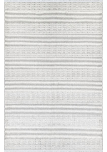 Rana Çizgili Beyaz Polyester Kare Modern Desenli Akrilik Hav Vermeyen Leke Tutmayan Kolay Temizlenen Yumuşak Makine Salon Yolluk Mutfak Halı fırsatları