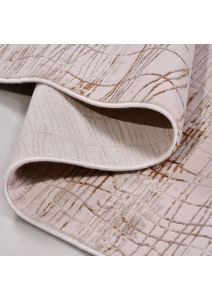 Modern Bej Akrilik Dikdörtgen Modern Desenli Akrilik Hav Vermeyen Leke Tutmayan Kolay Temizlenen Yumuşak Makine Salon Yolluk Mutfak Halı modelleri