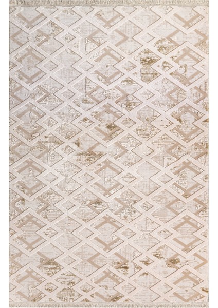 Daylesford Modern Bej Pamuk Dikdörtgen Modern Desenli Akrilik Hav Vermeyen Leke Tutmayan Kolay Temizlenen Yumuşak Makine Salon Yolluk Mutfak Halı fırsatları