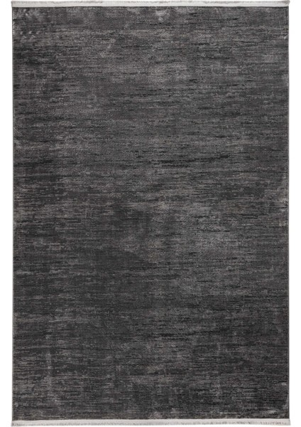 Como Geçişli Antrasit Mikrofiber Dikdörtgen Modern Desenli Akrilik Hav Vermeyen Leke Tutmayan Kolay Temizlenen Yumuşak Makine Salon Yolluk Mutfak Halı