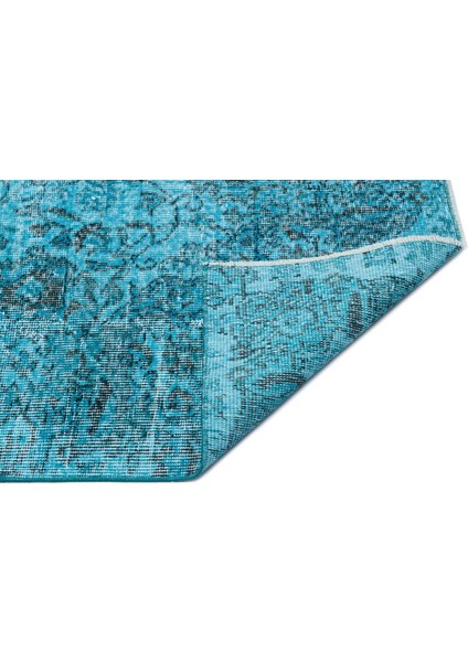 Atina Turkuaz Eskitme Yün Modern Desenli Yün Hav Toz Vermez Leke Tutmayan Salon Yolluk Mutfak El Dokuma Halı fiyatları