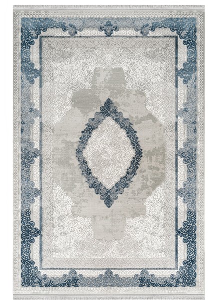 Nannup Modern Gri Akrilik Dikdörtgen Modern Desenli Akrilik Hav Vermeyen Leke Tutmayan Kolay Temizlenen Yumuşak Makine Salon Yolluk Mutfak Halı