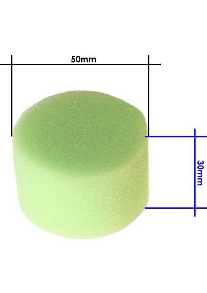 Için Cırtlı Polisaj Süngeri (Çap 50MM) -Nihai Işlem Öncesi fiyatları