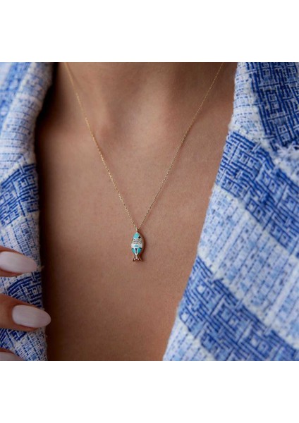 Taşlı Nemo Balık Kolye fiyatları