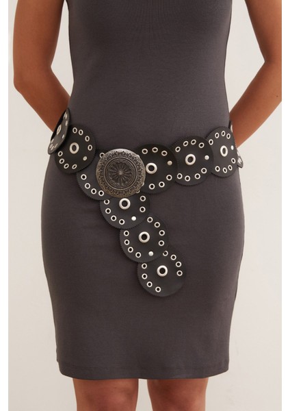 Kuşgözü Detaylı Metal Tokalı Kemer modelleri