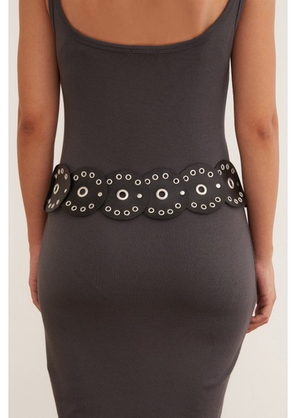 Kuşgözü Detaylı Metal Tokalı Kemer fırsatları