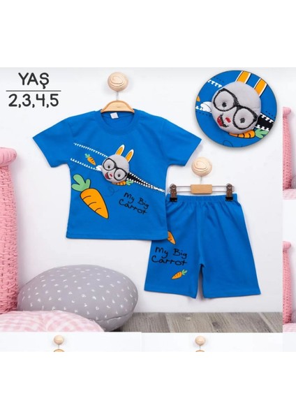Baskılı Erkek Bebek Yazlık Takım