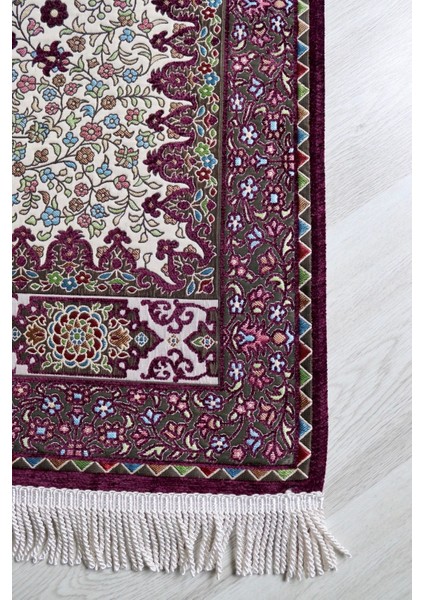 Osmanlı Desen Astarlı Lüks Seccade S1018 Krem fırsatları