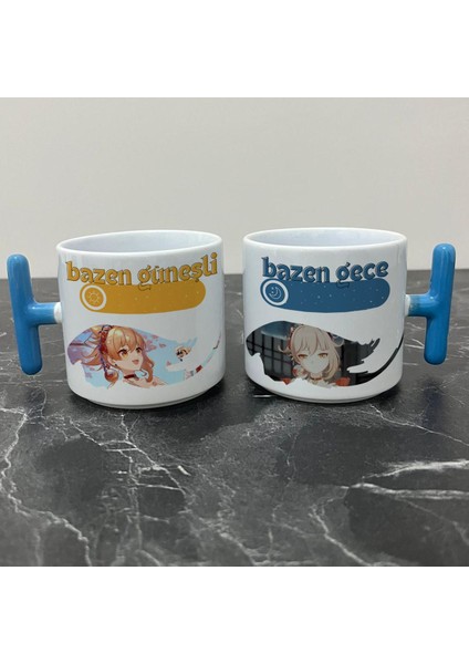Genshin Impact Yoimiya Kupa Bardak - Genshin Impact Güneşli Gece Serisi
