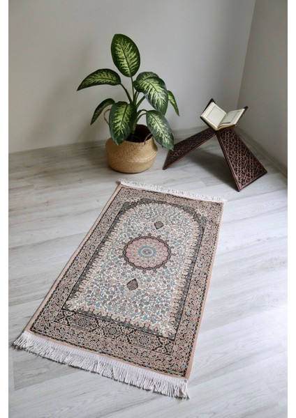 Osmanlı Desen Astarlı Lüks Seccade S1018 Krem fiyatları