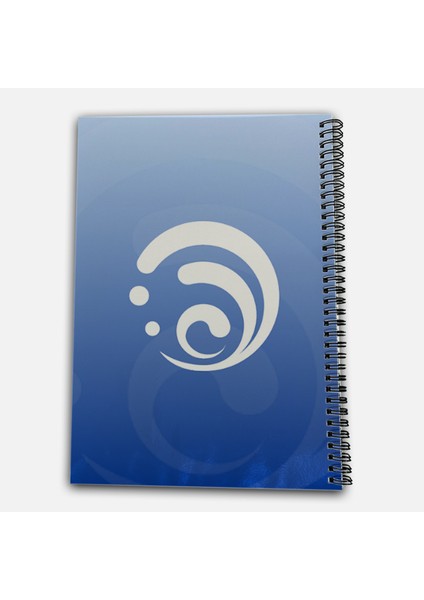 Genshin Impact Furina Çizgili A4 Okul Defteri 72 Yaprak modelleri