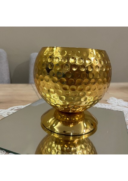 Gold Ayaklı Dövmeli Aranjman Vazosu fiyatları