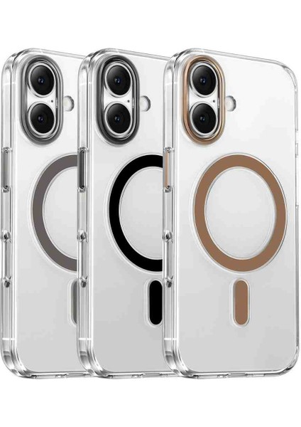 iPhone 16 Uyumlu Aurora Şeffaf Manyetik Şarj Uyumlu Kılıf fiyatları