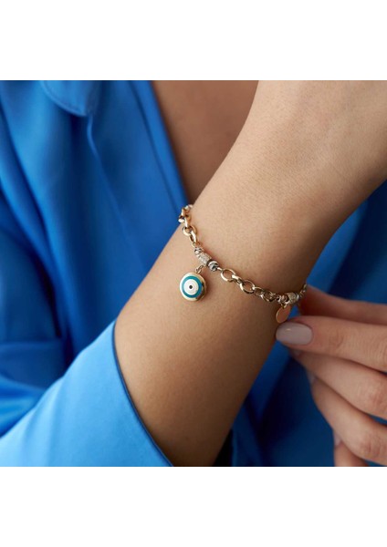 Mineli Göz Charm Bileklik