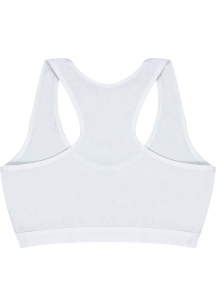 Kız Çocuk Büstiyer 3'lü Pedsiz Sporcu (%96 Pamuk - %4 Elastan) modelleri