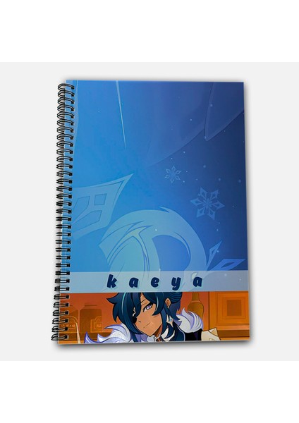 Genshin Impact Kaeya Kareli A4 Okul Defteri 72 Yaprak fiyatları