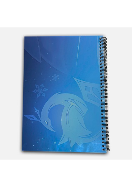 Genshin Impact Kaeya Kareli A4 Okul Defteri 72 Yaprak modelleri