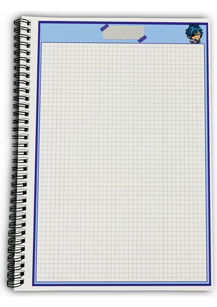 Genshin Impact Kaeya Kareli A4 Okul Defteri 72 Yaprak indirimleri