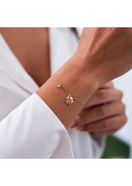 Yonca Mineli Bileklik