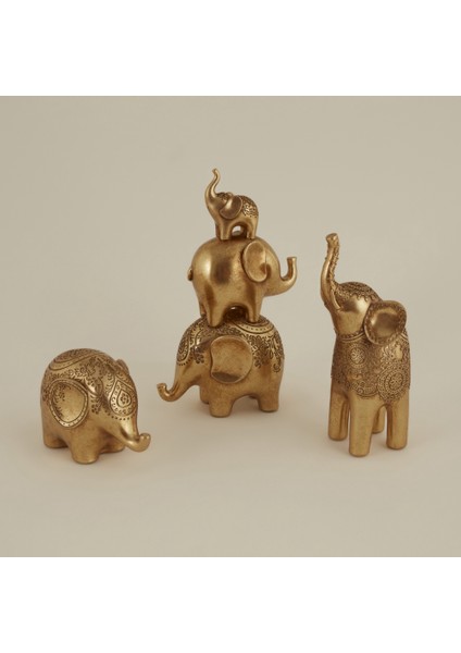 Elephant Biblo Gold 16,5X9,8X11,8CM modelleri