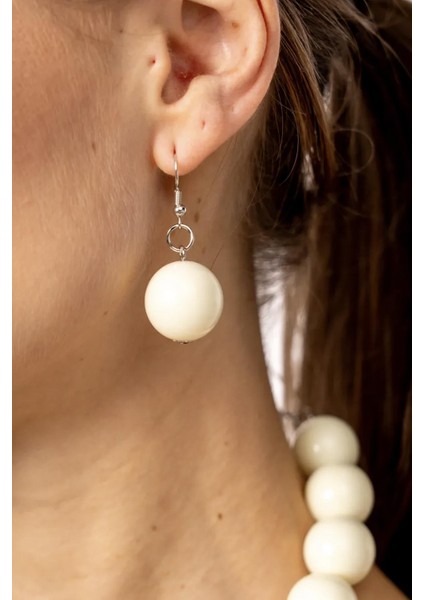 20MM Büyük Boncuklu Küpe