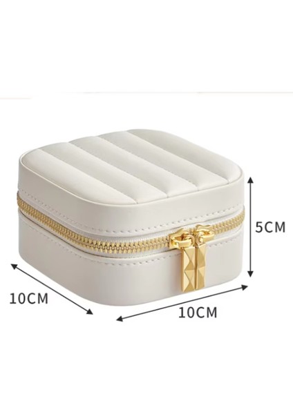 Mk-35 Gold Detaylı Takı Organizeri Lüks Mücevher Takı Kutusu - Altın Yüzük Küpe Kolye Saklama Kutusu fiyatları