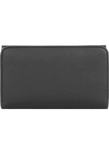 Orta Boy Mıknatıslı Kadın Cüzdan/portföy – 65296 - Siyah/yeşil fırsatları