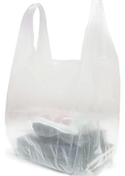 Şeffaf Atlet Poşet Orta Boy 28X50 Cm 1 Paket Takriben 200 Adet fiyatları