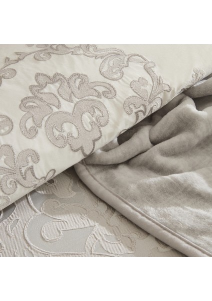 Grace 8 Parça Çift Kişilik Çeyiz Seti Gri modelleri