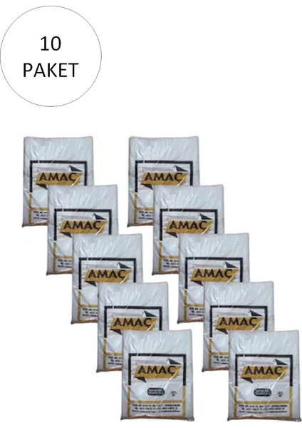 Şeffaf Hışır Atlet Poşet Büyük Boy 29X52 cm 650 gr (10 Paket- Takriben 1, 500 Adet)