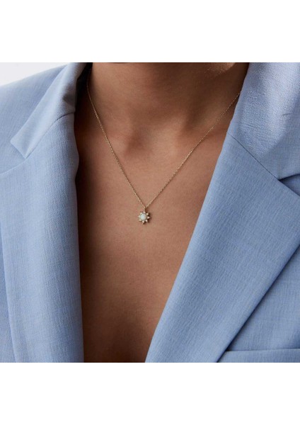 Yıldız Opal Kolye