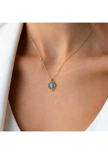 Firuze Compass Kolye