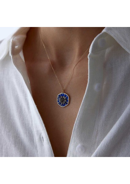 Mavi Pusula Kolye fiyatları