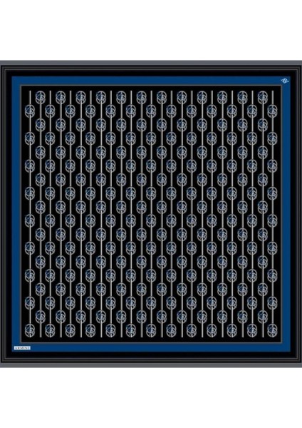 Nostalji Tivil Ipek 8822-51 Siyah Karışık Desen