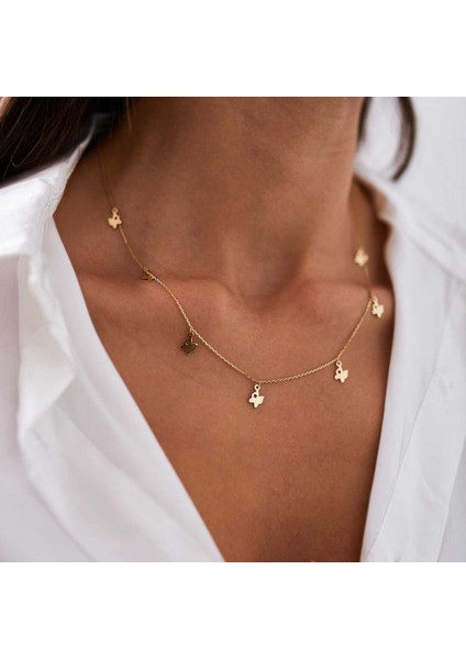 Sıralı Kelebek Kolye