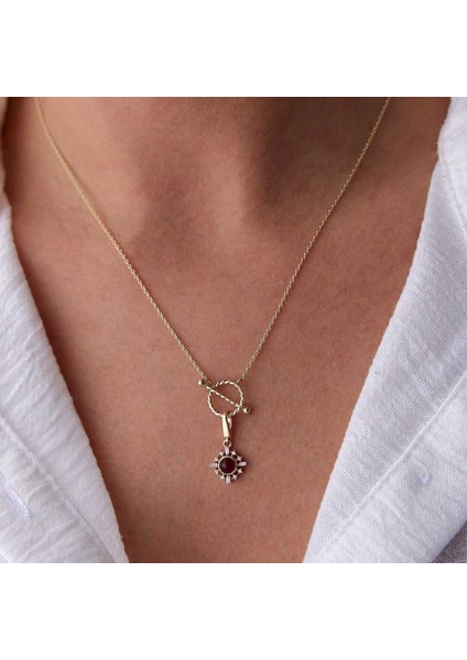 Kilitli Tibi Mercan Kolye