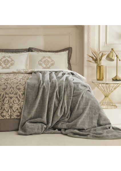 Grace 8 Parça Çift Kişilik Çeyiz Seti Antrasit fiyatları